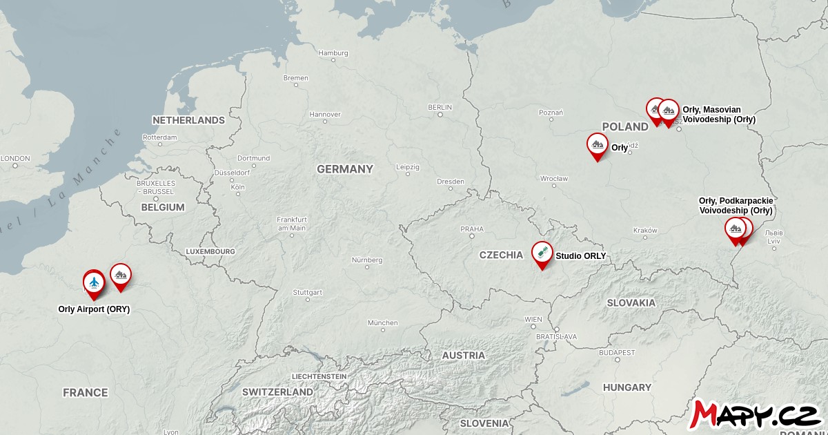 Mapy. Czech rep Map.